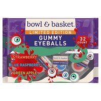 Bowl & Basket Gummy Eyeballs Limited Edition, 32 count, 8.47 oz