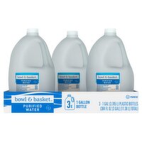 Bowl & Basket Purified Water, 1 gal, 3 count