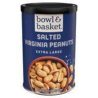 Bowl & Basket Extra Large Salted Virginia Peanuts, 20 oz, 20 Ounce
