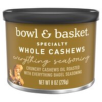 Bowl & Basket Specialty Everything Seasoning Whole Cashews, 8 oz