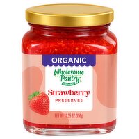 Wholesome Pantry Organic Strawberry Preserves, 12.35 oz