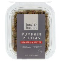 Bowl & Basket Roasted & Salted Pumpkin Pepitas, 9 oz
