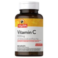ShopRite Vitamin C with Bioflavonoids and Rose Hips Dietary Supplement, 1000 mg, 100 count