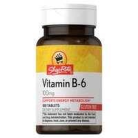ShopRite Vitamin B-6 Dietary Supplement, 100 mg, 100 count