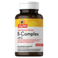 ShopRite B-Complex with C High Potency Vitamin Coated Caplets, 250 count