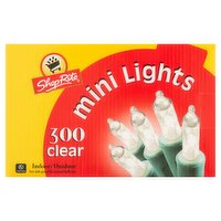 ShopRite Indoor/Outdoor Clear Mini Lights, 300 count