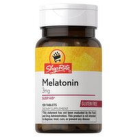 ShopRite Melatonin Dietary Supplement, 3 mg, 120 count