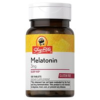 ShopRite Melatonin Dietary Supplement, 3 mg, 120 count, 120 Each