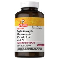 ShopRite Advanced Triple Strength Glucosamine Chondroitin with MSM Dietary Supplement, 180 count