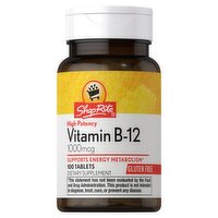 ShopRite High Potency Vitamin B-12 Dietary Supplement, 1000 mcg, 100 count