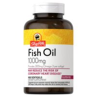 ShopRite Fish Oil Dietary Supplement, 1000 mg, 100 count, 100 Each