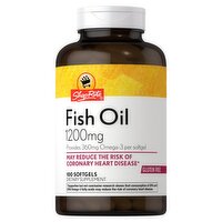 ShopRite Fish Oil Dietary Supplement, 1200 mg, 100 count, 100 Each