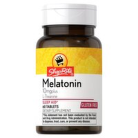 ShopRite Melatonin Plus L-Theanine Dietary Supplement, 10mg, 60 count