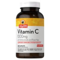 ShopRite Vitamin C Coated Caplets, 1000 mg, 300 count, 300 Each