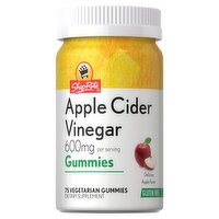 ShopRite Delicious Apple Cider Vinegar Dietary Supplement, 600 mg, 75 count