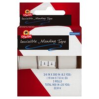 ShopRite 25 yds Invisible Mending Tape, 3 count, 3 Each