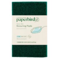 Paperbird Heavy Duty Scouring Pads, 2 count, 2 Each