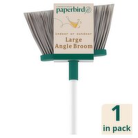 Paperbird Indoor or Outdoor Large Angle Broom, 1 Each