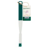 Paperbird Tile & Grout Brush with Scraper Tip, 1 Each