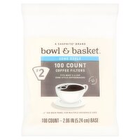 Bowl & Basket Cone Style #2 Coffee Filters, 100 count, 100 Each