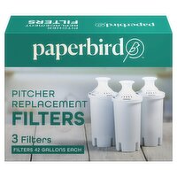 Paperbird Pitcher Replacement Filters, 3 count, 3 Each