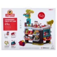 ShopRite Supermarket Check Out Lane, Ages 3+, 81 count