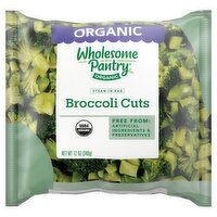 Wholesome Pantry Organic Steam in Bag Broccoli Cuts, 12 oz, 12 Ounce