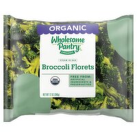 Wholesome Pantry Organic Steam in Bag Broccoli Florets, 12 oz, 12 Ounce