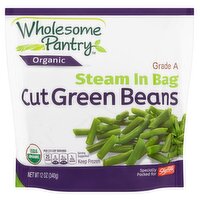 Wholesome Pantry Organic Steam in Bag Cut Green Beans, 12 oz