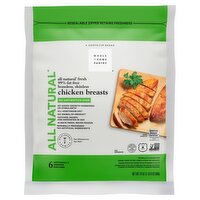 Wholesome Pantry Fresh Boneless Skinless Chicken Breasts, 6 count, 24 oz