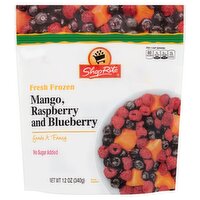 ShopRite Fresh Frozen Mango, Raspberry and Blueberry, 12 oz