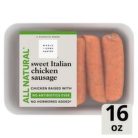 Wholesome Pantry Sweet Italian Chicken Sausage, 16 oz, 16 Ounce