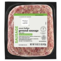 Wholesome Pantry Sweet Italian Ground Sausage, 16 oz