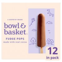 Bowl & Basket Fudge Pops, 1.65 fl oz, 12 count