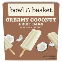 Bowl & Basket Creamy Coconut Fruit Bars, 2.75 fl oz, 6 count