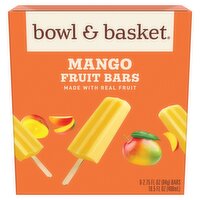 Bowl & Basket Mango Fruit Bars, 2.75 fl oz, 6 count