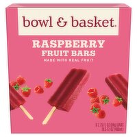Bowl & Basket Raspberry Fruit Bars, 2.75 fl oz, 6 count