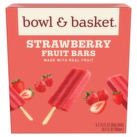Bowl & Basket Strawberry Fruit Bars, 2.75 fl oz, 6 count