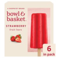 Bowl & Basket Strawberry Fruit Bars, 2.75 fl oz, 6 count