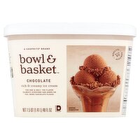 Bowl & Basket Chocolate Rich & Creamy Ice Cream, 48 fl oz, 48 Fluid ounce