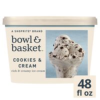 Bowl & Basket Cookies & Cream Ice Cream, 1.5 qt