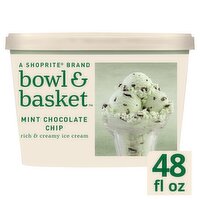 Bowl & Basket Mint Chocolate Chip Ice Cream, 1.5 qt