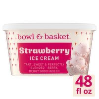 Bowl & Basket Strawberry Ice Cream, 1.5 qt