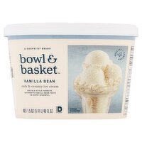 Bowl & Basket Vanilla Bean Flavored Ice Cream, 1.5 qt