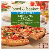 Bowl & Basket Rising Crust Supreme Pizza, 31.5 oz, 31.5 Ounce
