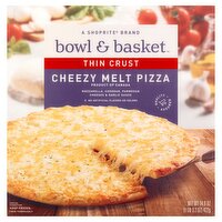 Bowl & Basket Thin Crust Cheezy Melt Pizza, 14.9 oz