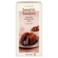 Bowl & Basket Molten Chocolate Cake, 2 count, 8 oz