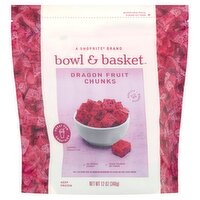 Bowl & Basket Dragon Fruit Chunks, 12 oz, 12 Ounce