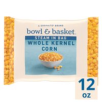 Bowl & Basket Steam in Bag Whole Kernel Corn, 12 oz, 12 Ounce