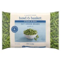 Bowl & Basket Steam in Bag Cut Green Beans, 12 oz, 12 Ounce